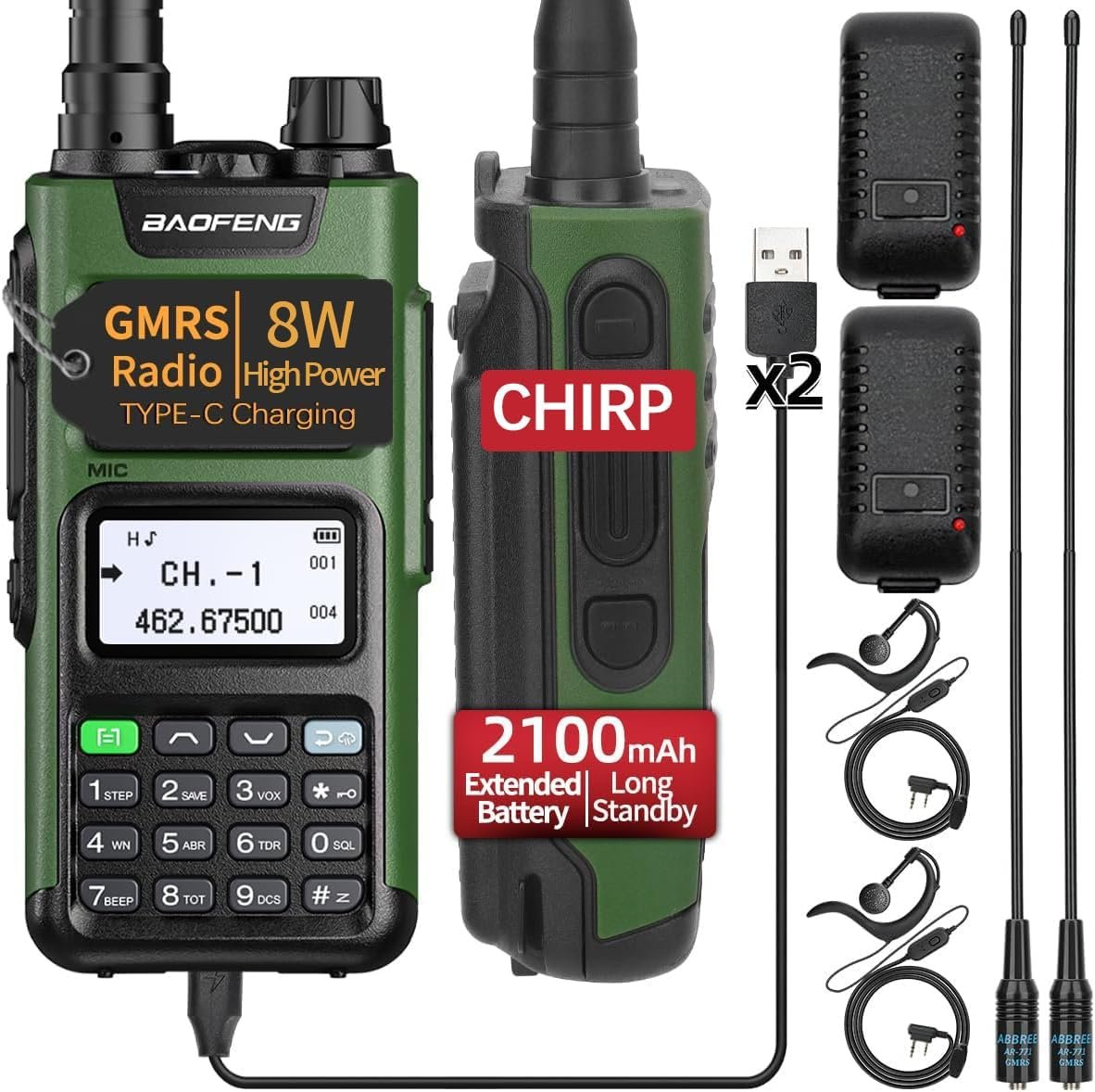baofeng gmrs radios
